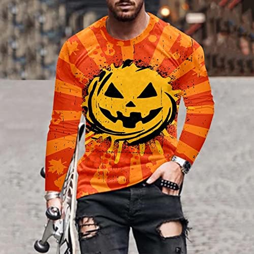 XXZY 2022 New Mens Tshirts masculino Moda Casual Halloween Crew Neck Pesco