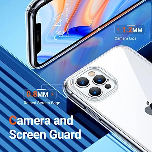 Torras Crystal Clear Compatível para o iPhone 11 Pro Max Case, Ultra-Finer Slim Fit Soft Silicone TPU Capa de capa