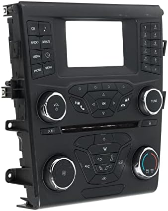 1 Painel de controle de áudio/rádio e temperatura de rádio da fábrica compatível com Ford Fusion GS7T-18E243-EB