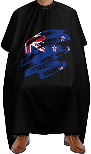 Grunge texturizado neozelandês bandeira barbeiro capa profissional corte de cabelo cabeleireiro de avental Cabo Cabo