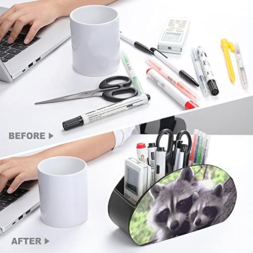 Printing Sweet Raccoon Printing TV Remote Organizer Box Controle