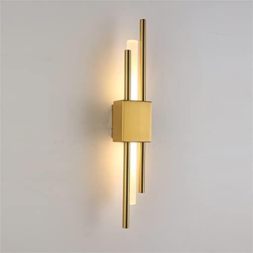 Liruxun Bronze Gold e Black 50cm Pipe Wall Lamp para a sala do corredor do corredor Corredor Bedroom Felture