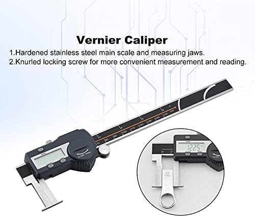 Slnfxc groove interno pinça digital vernier pinça interna ranhura de orifício polegada/métrica/fração pinça vernier