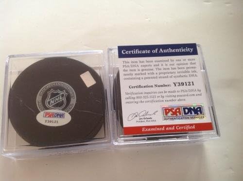 NY New York Rangers Kevin Hayes assinou hóquei Puck PSA DNA CoA autografou um - Pucks autografados da NHL