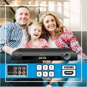 Região DVD GRATUITO DINASTAR DVD -X9000HD com saída HDMI, inclui cabo HDMI, 110 - 220 - 240 volts Mutli Código de DVD
