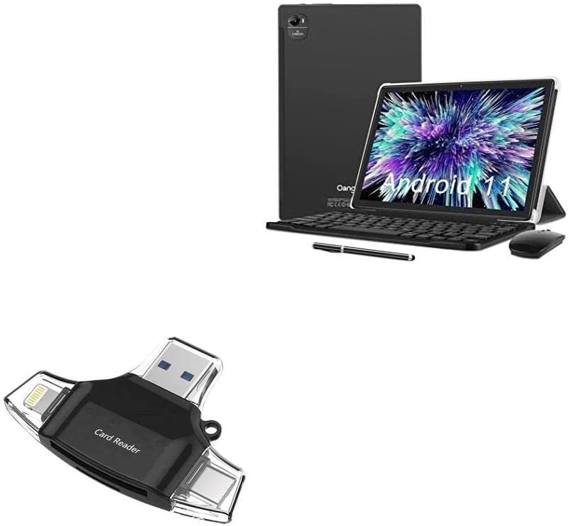 BOXWAVE SMART GADGET Compatível com Oangcc Android 11 Tablet Tab_A13 - AllReader SD Card Reader, MicroSD Card Reader