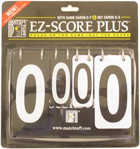 Match Tuff EZ Score Plus sobre o detentor da pontuação do tênis líquido - Número de jogos e número de conjuntos