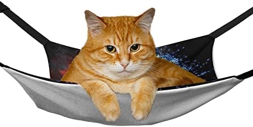 Cama de gato gelo e fogo tai chi chi gaiola de pet hammock leito suspenso respirável para gatinho filhote de cachorro Rabit Ferret 16,9 x13