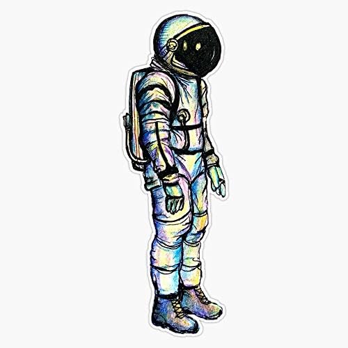 Astronauta psicodélico adesivo Decal