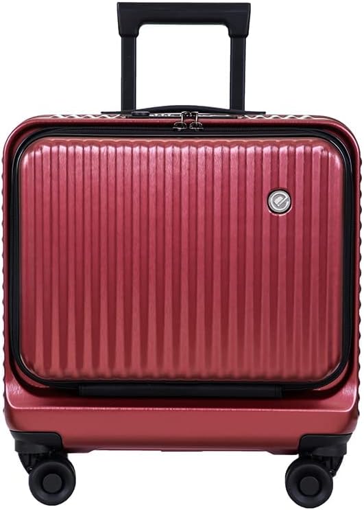 S UNITE STAR 18 polegadas Continua a bagagem com bolso do laptop dianteiro, mala de moldura de alumínio Hardshell