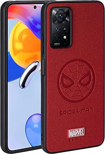 Caixa de aranha de ferro para Xiaomi Redmi Nota 11 5g, com caracteres de super -heróis Redmi Note 11 e nota 11s Case