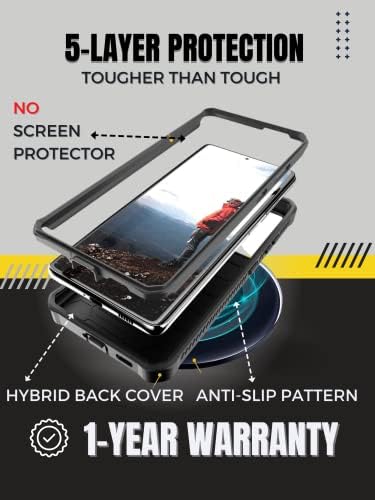 Armadillotek Vanguard Compatível com Samsung Galaxy S21 Ultra Caso, Grau Militar de Corpo Full Rugged com Kickstand embutido [Versão