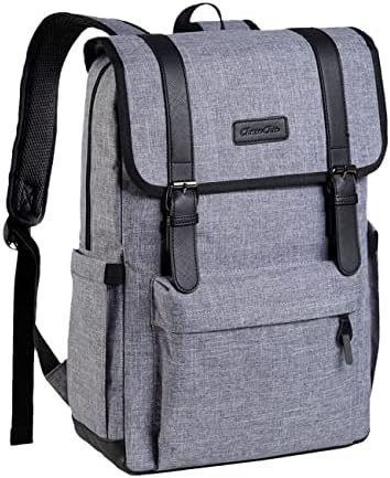 Mochila de laptop para homens mulheres, Backpack Chasechic College Slim Bookbag para professor/trabalho/viagens/negócios