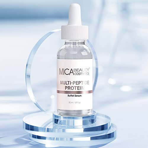 Mica Beauty Multipeptides Protein Buffet Serum, contra o envelhecimento e a secura para toda a pele, 30 ml /1.01 fl oz