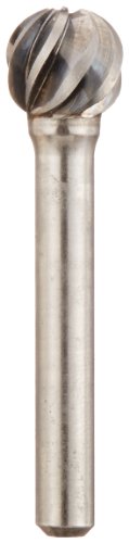 Cobra Carbide 10655 Micro grão Sólido Babra de carboneto com extremidade da bola, corte de alumina, forma d sd-1nf, diâmetro