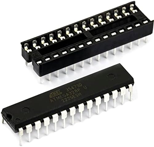 Kits básicos de placa de pão para o projeto Arduino ATMEGA328P-PU ATMEGA328P com UNO R3 Bootloader, soquete DiP28, cristal de 16MHz,