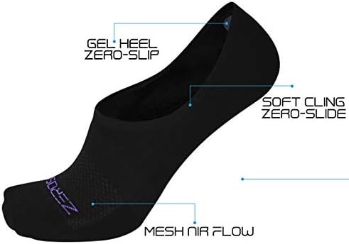 Zerosock Womens Bamboo Wraith Wraith Hidden Torthlo