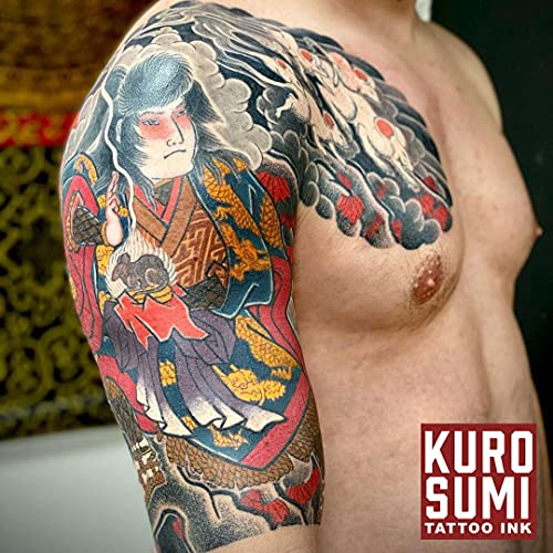 Kuro sumi chi vermelho, amigável vegano, tinta profissional 1,5 oz