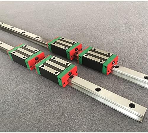 2pcs guia linear de 15 mm HGR15-200 250 300mm Rail linear com 4pcs Linear Block Carriage HGH15CA / HGW15CA CNC Peças