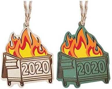 Pingentes árvores de natal lampster ornamento de fogo de natal 2020 decoração pendura miçangas de garland teal