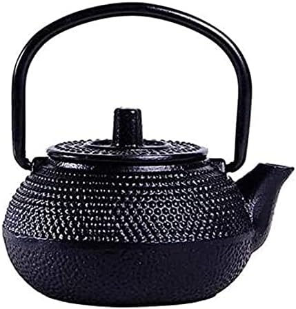Os dependentes modernos do conjunto de chá de ferro fundido decoramento de decoração de bule à mão de bule pode ser usado para chamas de bules