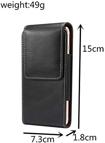 Capa de cinto de couro para bolsa para iPhone xs x, bolsa de estojo de cinto para samsung galaxy s10e/s9/s8/s7/s6 clipe de cinto