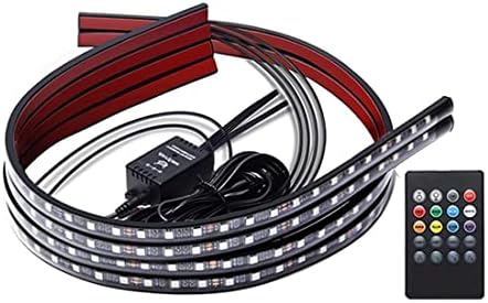 Luzes de pulseiro de carro, kit de iluminação de parte inferior da carroceria de 12V RGB LEDS LED LUZES PARA CARRAS LUZES DE TRANHA NEON NEO
