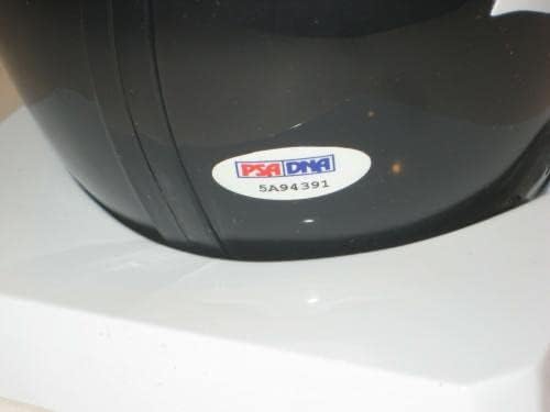 Gale Sayers assinou o mini -helmet de ursos assinado com PSA ITP COA & HOF inscrição - Mini capacetes autografados da NFL