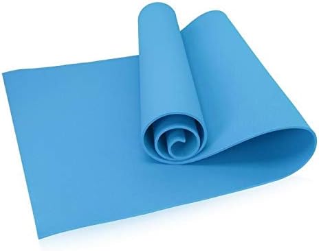 Yoga MAT Anti-deslizamento Yoga Mat mais grossa Mat Sports Fitness Anti-Skid Mats espessos 6mm 173cm x 61 cm de ginástica de ginástica