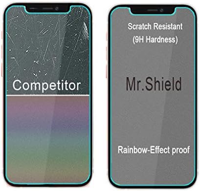 Mr.Shield Screen Protector Compatível com iPhone 12 / iPhone 12 Pro [3 pacote] 6.1 polegadas Protetor de tela de vidro