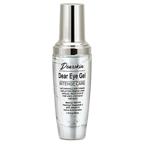 Dearskin Eye Gel para rugas de inchaço - Círculos escuros Tratamento anti -envelhecimento para removedor de sacos de elevação