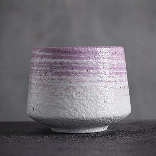 Fenteer japonês xícaras de chá de cerâmica de mão artesanal canecas de porcelana Chinese Cup 200ml Big Capacidade - roxo