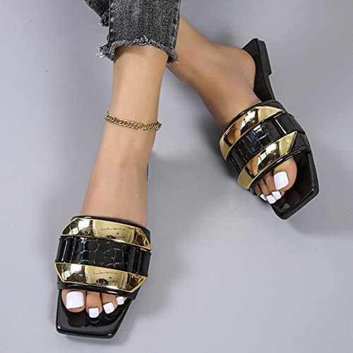Flipers femininos de verão chinelos casuais para mulheres sapatos externos de interior moda sandálias internas respiráveis ​​casuais