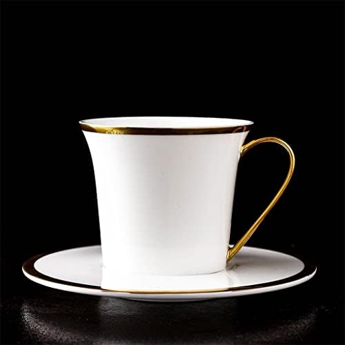 Tddgg estilo europeu desenhado linha de ouro de cafeteira de café de capa de caneca de caneca de caneca de cerâmica