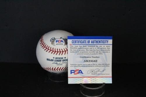 Len Baker assinou o Baseball Autograph Auto PSA/DNA AK24542 - Bolalls autografados