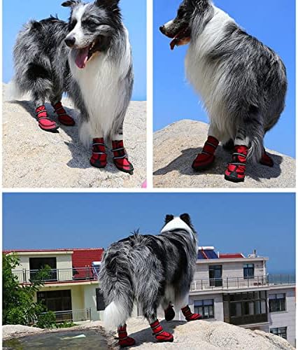 Botas de cachorro Payanwin, sapatos de cachorro sem deslizamento à prova d'água, sapatos de estimação de inverno forrados,