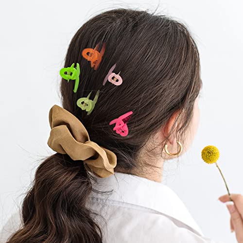 B.Phne 12 Mini clipes de cabelo de borboleta para mulheres garotas, clipes de cabelo de cabelos grossos de 1,8 polegada de 1,8