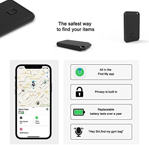 Localizador de itens, trabalha com a Apple Encontre meu aplicativo, rastreador Bluetooth e localizador de chaves para chaves perdidas, bolsas, carteiras, bagagem, apenas para iOS 15.1 e acima