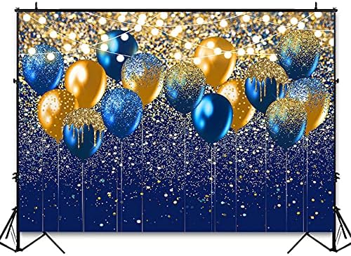 Avezano Royal Blue Glitter Backdrop para casamento PROM PROM PROMUTUAGEM DE PROMBOLAÇÃO DE FORTAÇÃO DE FELIZAÇÃO FESTO