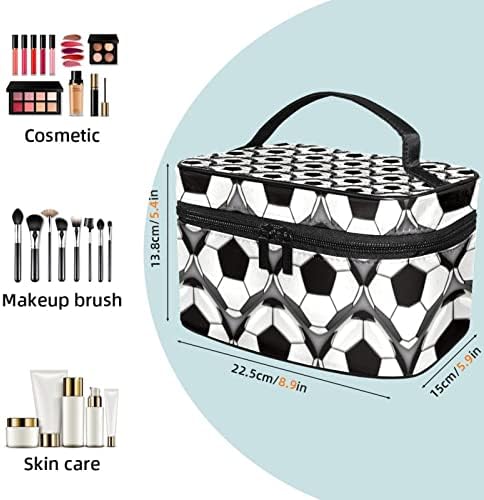 Bolsa de maquiagem do Yoyoamoy para mulheres meninas de mulheres, bolsa de maquiagem de bolsa de cosméticos grande, bolsa