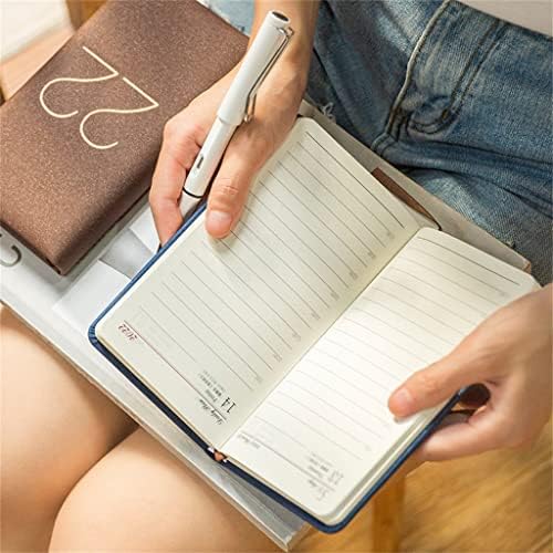 WFJDC 48K Small Notebook Agenda para 2022 Pocket Notepad Day Planner Notebook Couather Soft School School Planner