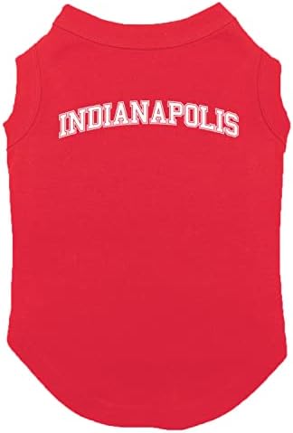 Indianapolis - camisa de cachorro da escola estadual de esportes