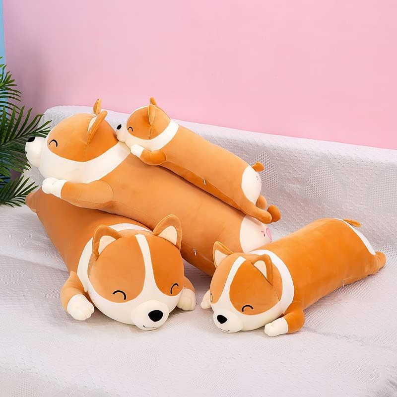 Miaohaha Long Plush Corgi Toy Cute