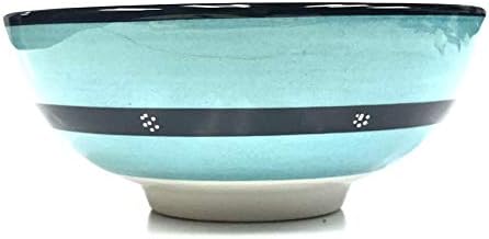 Nimet clássico de porcelana turca 15 cm por Paykoc N10015 Aqua Blue