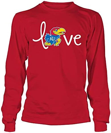 FanPrint Kansas Jayhawks Hoodie - Love Kansas