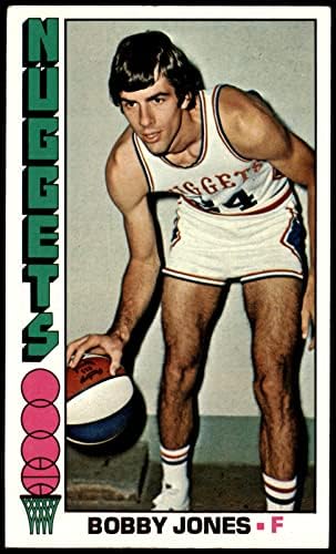 1976 Topps # 144 Bobby Jones Denver Nuggets VG/Ex+ Nuggets UNC