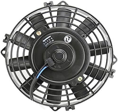 Fã de radiador elétrico de 8 polegadas do boomboost de 8 polegadas, ventilador de resfriamento 24V para A/C AC Street/Rat/Hot Rod