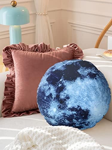 Wowmax 12 peças Curva tridimensional travesseiros de piso Creative Home Decoration Planeta analógico Almofadas recheadas Foto ou Film adereços Planeta Planeta misto