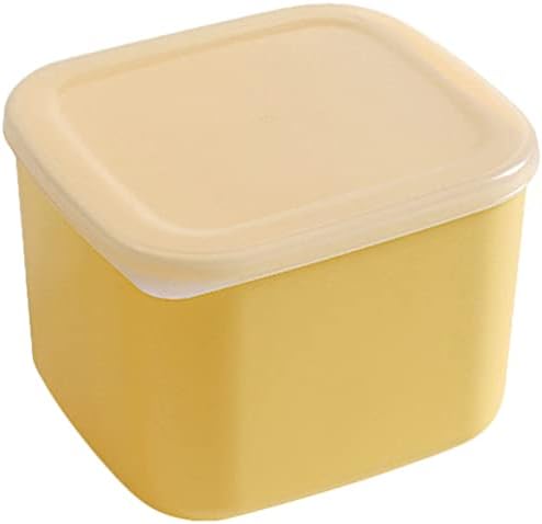 Recipiente de queijo fatiado de luxo, prato de manteiga de caixa de armazenamento de queijo com tampa de alimentos que servem recipiente para geladeira em casa