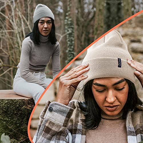 gorro de inverno zowya para homens mulheres tricô manguito confortável taps de crânio clássico de primavera quente outono